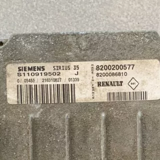 8200086810 Блок управления двигателем Renault Laguna 2 Арт e11702624, вид 4