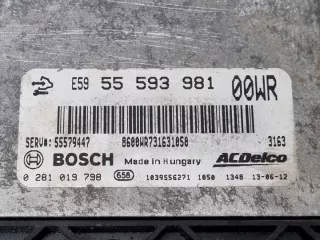 55593981 Блок управления двигателем Opel Corsa D Арт e11701650, вид 5