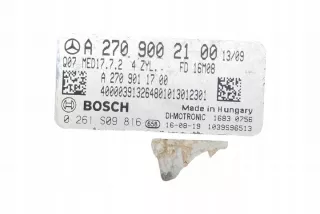 A2709002100 Блок управления двигателем Mercedes A W176 Арт e11700331, вид 5