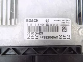 0281018698 Блок управления двигателем Fiat Doblo 2 Арт e11699274, вид 2