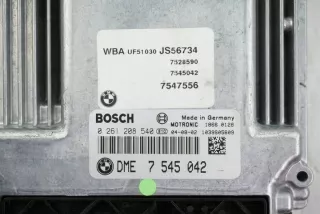 7545042 Блок управления двигателем BMW 1 E81/E82/E87/E88 Арт e11697389, вид 2