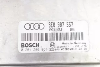8E0907557 Блок управления двигателем Audi A4 B6 Арт e11696849, вид 2