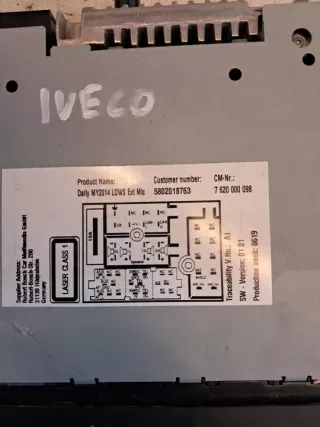5802018763 Блок навигации Iveco Daily 4 Арт e11682713, вид 9