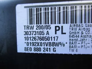 8E0880241G Подушка безопасности Audi A4 B7 Арт e11679506, вид 2
