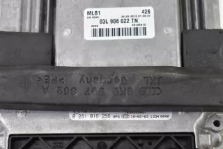 0281016256 03L906022TN Блок управления двигателем Audi A4 B8 Арт e11652688, вид 3