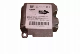 24416701 Блок AirBag Opel Vectra B Арт e11616888, вид 1