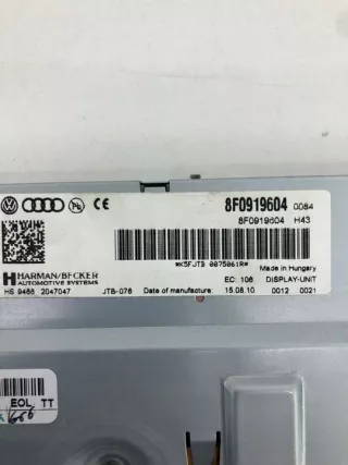 8F0919604 Блок навигации Audi Q5 1 Арт e11598480, вид 3