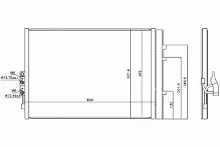 NISSENS,940227,SKR Радиатор кондиционера  BMW X3 F25 Арт AL12767084712, вид 2