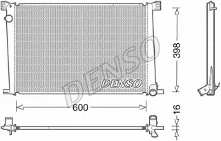 DRM05007 Радиатор основной MINI Cooper R56 Арт AL12971142974_5, вид 2