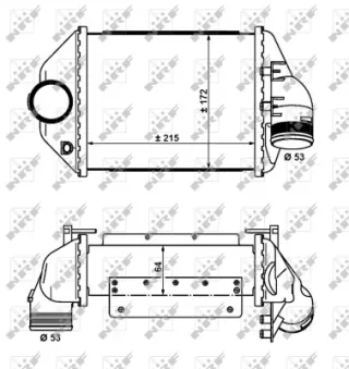 30914 Интеркулер Audi A6 Allroad C5 Арт AL13677810414, вид 8