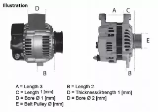 LRA00376 Генератор MINI Coupe Арт AL13810967638, вид 3