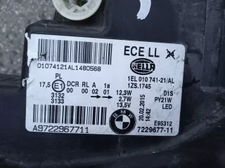 7229677 Фара передняя (комплект) BMW 1 F20/F21 Арт AL13985837265, вид 2