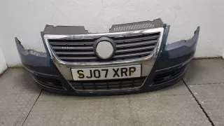 3C0807221A Бампер передний синий Volkswagen Passat B6 Арт 20229607, вид 1
