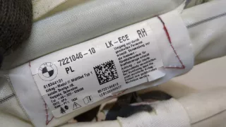 7221046 Подушка безопасности боковая (шторка) правая BMW 3 F30/F31/GT F34 Арт 20386778, вид 3