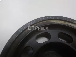 04E105243E Шкив коленвала Volkswagen Polo 5 Арт AM52302930, вид 3