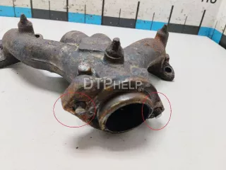 6001548025 Коллектор выпускной Renault Logan 1 Арт AM90365266, вид 2