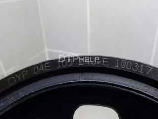04E105243E Шкив коленвала Volkswagen Polo 5 Арт AM30597947, вид 3