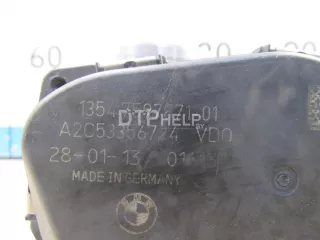 13547597871 Заслонка дроссельная электрическая BMW 5 F10/F11/GT F07 Арт AM81024483, вид 3