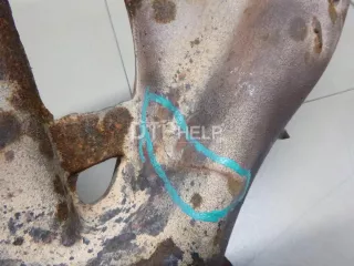 4781086AA Коллектор выпускной Chrysler Voyager 3 Арт AM100099234, вид 3