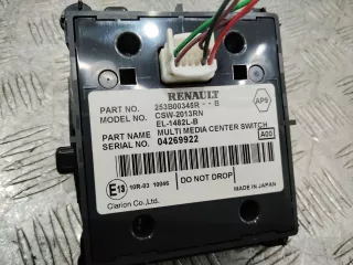253B00345R Джойстик управления мультимедиа Renault Laguna 3 Арт 90541, вид 4