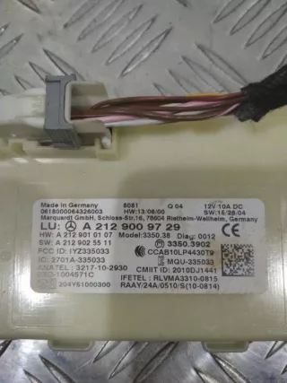 A2129009729 Блок управления бесключевым доступом Mercedes CLA c117 Арт 2_22333, вид 2