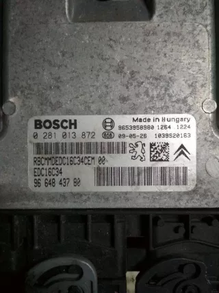 0281013872 Блок управления двигателем Peugeot 308 1 Арт 2_18795, вид 2
