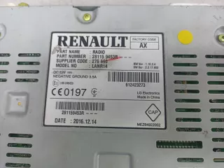 281159453R Блок радио Renault Megane 4 Арт 119-7, вид 5