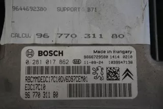 9644692380 9666729580 96770311 Блок управления двигателем Citroen C4 2 Арт e3497699, вид 2