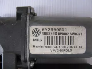 6Y2959801 782-505-457 Моторчик стеклоподъемника Volkswagen Polo 4 Арт e10620970, вид 2