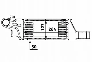 HEL-8ML,376,723-201-ZS1 Интеркулер Opel Combo C Арт AL12388803009, вид 1