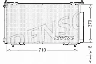 DENDCN40015,RS4 Радиатор кондиционера  Honda CR-V 4 Арт AL12590058745, вид 2