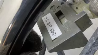 7L6837205C,7L0837885E Ручка наружная передняя левая черная Volkswagen Touareg 1 Арт 20411940, вид 2