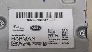 HX6318K812CB Магнитола (аудио система) Jaguar XE 1 Арт 20414588, вид 4