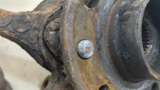 1603296,13224332,93186389 Ступица передняя правая Opel Astra H Арт 20419887, вид 3