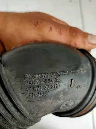 Гофра инжектора BMW 1 E81/E82/E87/E88 2004г. 7532755 - Фото 2