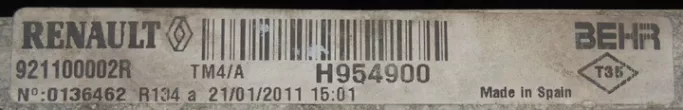 0130307096 921100002R Радиатор (основной) Renault Laguna 3 Арт e7244676, вид 4