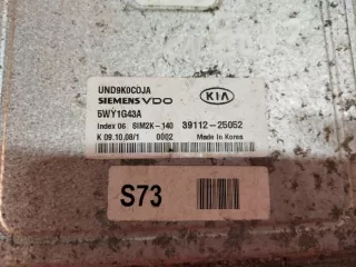 5WY1G43A 39112-25052 Блок управления двигателем Kia Carens 3 Арт e8448832, вид 3