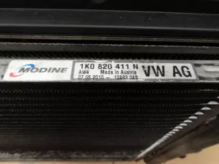 1K0820411N 1K0121251BL Радиатор (основной) Volkswagen Caddy 3 Арт e9207834, вид 7