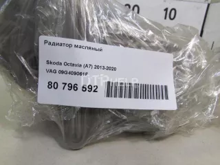 09G409061F Радиатор масляный Volkswagen Polo 5 Арт AM80796592, вид 6