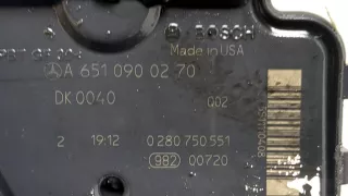 A6510900470 Дроссельная заслонка Mercedes E W212 Арт 20411380, вид 2