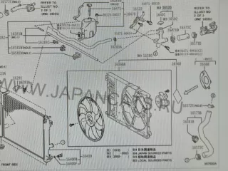 1650231030, 1650231030, 16502-31030, PA610-GF30 Заливная горловина Toyota Camry XV30 Арт DN198498, вид 5