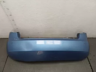  Бампер задний синий Skoda Fabia 2 restailing Арт 20427168