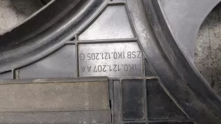 1K0121207AA Вентилятор радиатора Skoda Octavia A5 Арт 20299508, вид 3