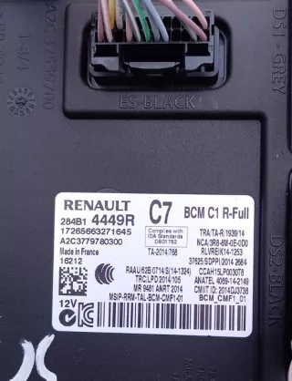 284B14449R Блок AirBag Renault Scenic 4 Арт e8607470, вид 2