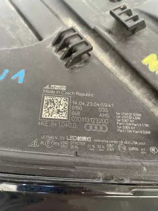 4KE941040 Фара правая Audi E-tron GT Арт e10641424, вид 4