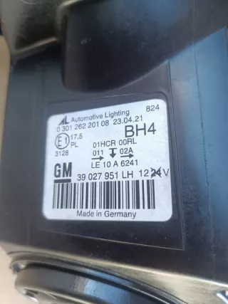 39027951 Фара левая Opel Astra J Арт e10661911, вид 4