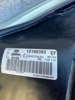 13186382 89313300 Фара правая Opel Corsa D Арт e10662646, вид 3