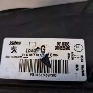 9816826980 Фара левая Peugeot Rifter Арт e10666431, вид 4