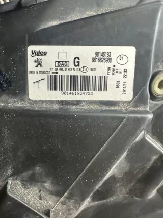 9816826980 Фара левая Peugeot Rifter Арт e10666461, вид 11