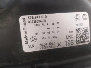 57B941010 Фара правая Skoda Karoq Арт e10671226, вид 4